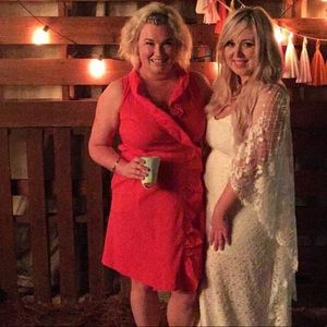 Wrap dress with pockets